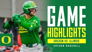 Oregon Baseball vs Illinois GAME HIGHLIGHTS 2026