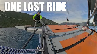 IS ONE Rudder Faster? One Last Ride on My Hobie 16