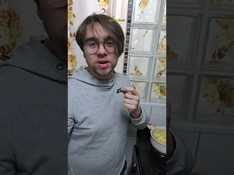 fazendo suco de MACARRÃO pra ver se é bom