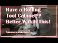 Menards Masterforce Tool Cabinet Almost Falls Over--Replacing the Wheels Spencers-Mountain