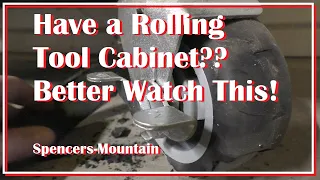 Menards Masterforce Tool Cabinet Almost Falls Over--Replacing the Wheels Spencers-Mountain