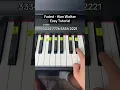 Download Lagu Faded - Alan Walker Easy Piano Tutorial #piano #tutorial #easy