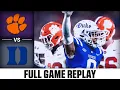 Clemson vs Duke Full Game Replay 2023 ACC Football