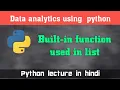 Built-in function in List