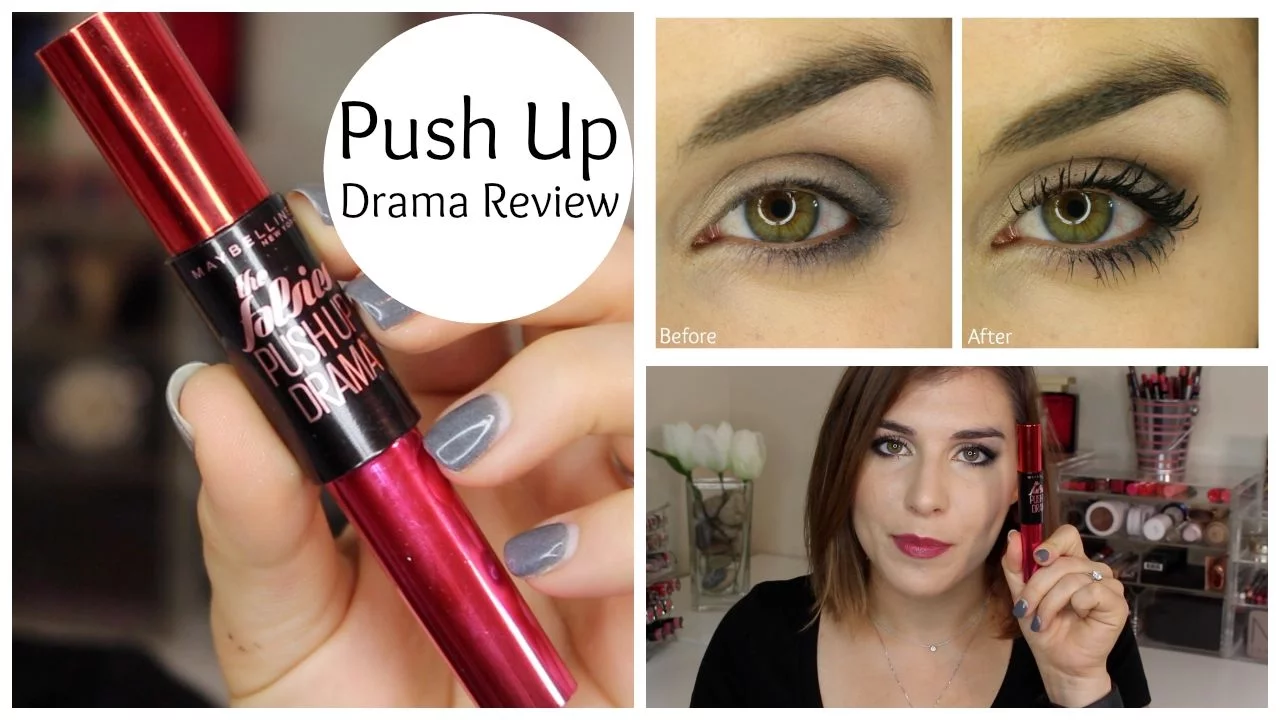 Maybelline Falsies Push Up Angel Mascara Review + Demo. 