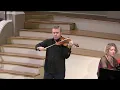 Maxim Vengerov - Franck: Sonata in A major for Violin & Piano / Polina Osetinskaya (piano)