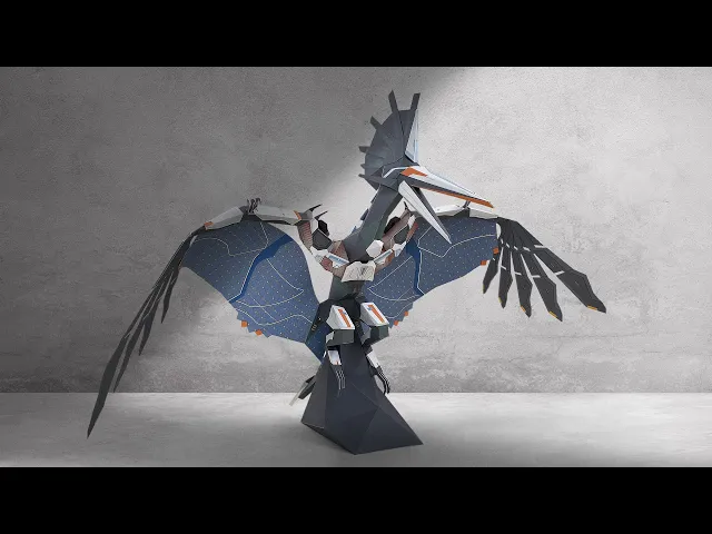 Horizon Forbidden West - Sunwing Papercraft Tutorial Video