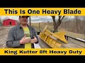 King Kutter 8 Ft Heavy Duty Grader Blade First Look And Walkaround