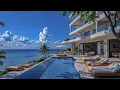 Download Lagu Relaxing Jazz Tunes By The Sea - Morning Jazz On A Coastal Balcony Helps To Focus The Mind