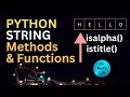 Python String Functions Python String Methods Functions and Methods in Python SuMyPyLab