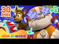 PAW Patrol Songs w Rubble Chase 30 Minute Compilation Nick Jr Music