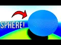 How to make a SPHERE with Commands in Minecraft Bedrock