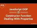 Learn JavaScript OOP in Arabic - Constructor Function Dealing With Properties