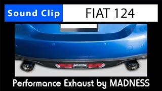 FIAT 124 Sound Clip Performance Exhaust by MADNESS