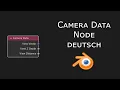 Camera Data Node Material - Shader Nodes Nodevember Blender 3 Tutorial deutsch