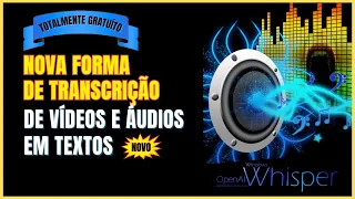 NOVA MANEIRA DE TRANSCREVER VÍDEOS E ÁUDIOS, GRATUITAMENTE! #transcrição #audio #video