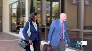 Rilonda Brooks testifies that she believes her brother was involved in the murder of Herman Harri