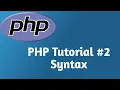 PHP Tutorial in Hindi PHP Syntax part 2 2020