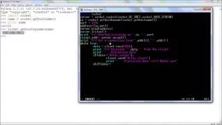 Python Networking TCP socket tutorial Client and Server model using python