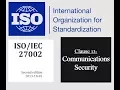 ISO 27002 - Control 13 1 3