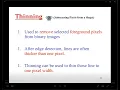 19 Lecture on Morphological Image Processing Part III Thinning and Thickening
