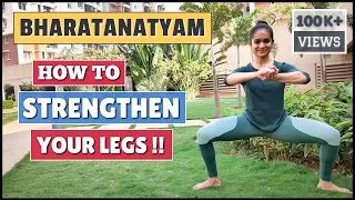 bharatanatyam leg exercises to improve your aramandi and nritta 2020 follow along routine