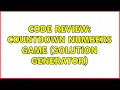 Code Review Countdown numbers game Solution generator 3 Solutions