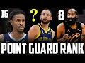 Ranking EVERY Starting Point Guard From All 30 NBA Teams