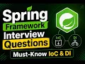 spring framework interview questions and answers Dependency Injection Inversion of Control