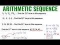 Arithmetic Sequence Civil Service Exam Reviewer