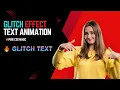 Insane RGB Glitch Text Effect with Only HTML CSS