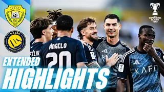 ronaldo strikes in 4 0 win al wasl vs al nassr extended highlights acl two 