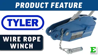 Tyler Tool Aluminum Wire Rope Winch with Cable E-Rigging Products