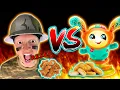 Dino Nuggies VS Chicken Nuggets - Who Will Win
