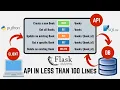Python Projects Flask REST API with Sqlite Database in 100 lines
