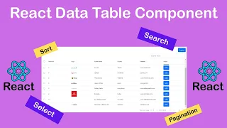 React data table component tutorial Easy way