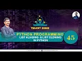 Python Programming Tutorials List Aliasing List Cloning