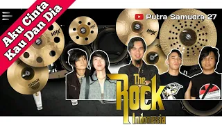 the rock aku cinta kau dan dia real drum cover