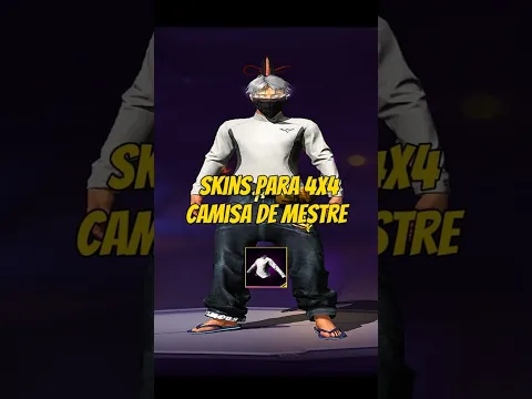 skins para 4x4 camisa de mestre rank #pobrelkskins #freefire #combinaçãoff