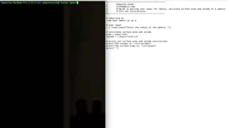 Python Sphere Script