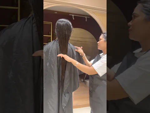 Long hair transformation