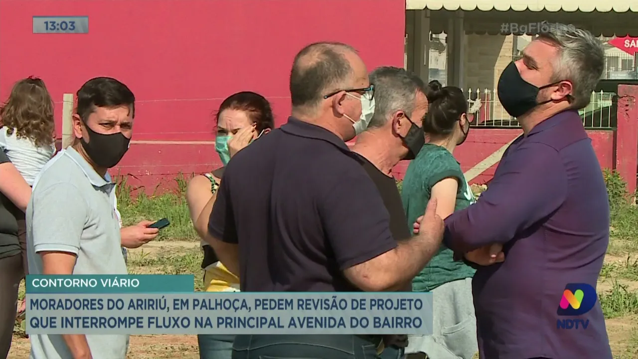 Moradores do Aririú, em Palhoça, pedem revisão no Contorno Viário da BR-101