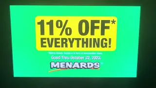 Menards 11 Off Commercial 2023