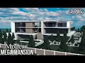 Bloxburg Modern Mega Mansion Speedbuild Tutorial Ellvoi