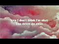 Tate McRae - go away Lyrics