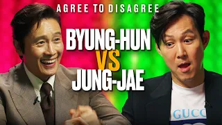 Squid Game s Lee Jung-jae Lee Byung-hun Argue Over Internet s Biggest Debates Agree To Disagree