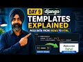 Django Templates Explained Pass Data from Views to HTML Templates Day 9