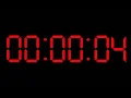 4 Second Countdown Timer with Alarm - Digital Clock