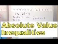 17 - Solving Graphing Absolute Value Inequalities in Algebra Part 1