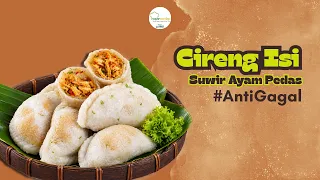 Resep Cireng Isi Suwir Ayam Pedas, Renyah di Luar Gurih Pedas di Dalam!
